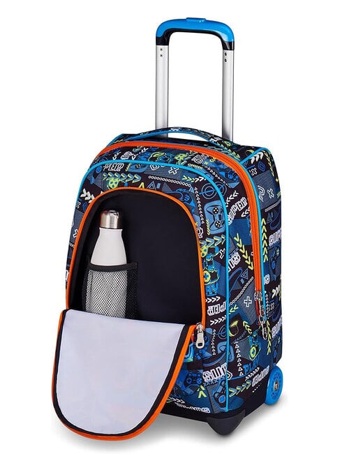 FACCE DA SJ Sac &agrave; dos &agrave; roulettes ROUGE VIF - Sacs &agrave; dos &agrave; roulettes