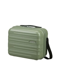 AMERICAN TOURISTER HIGH TURN &Eacute;tui rigide pour produits de beaut&eacute; avec bandouli&egrave;re kaki sauge mat - Trousses - 2