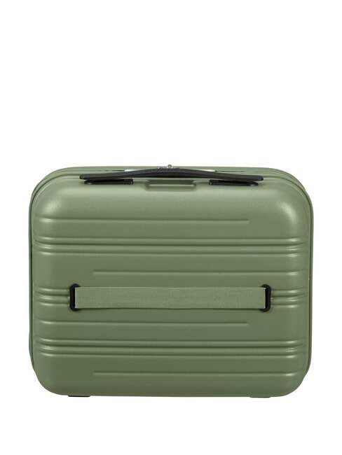 HIGH TURN &Eacute;tui rigide pour produits de beaut&eacute; avec bandouli&egrave;re kaki sauge mat - Trousses