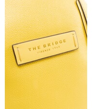 THE BRIDGE DOMITILLA Sac &agrave; dos en cuir jaune tournesol / or abb - Sacs pour Femme - 3