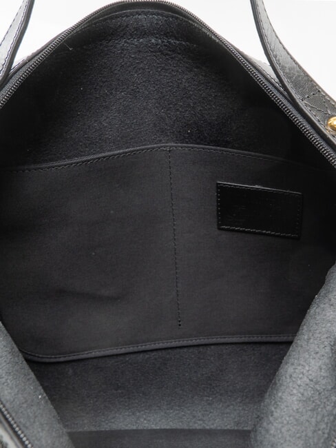 CORE SOFT Sac &agrave; main en cuir black Gold - Sacs pour Femme