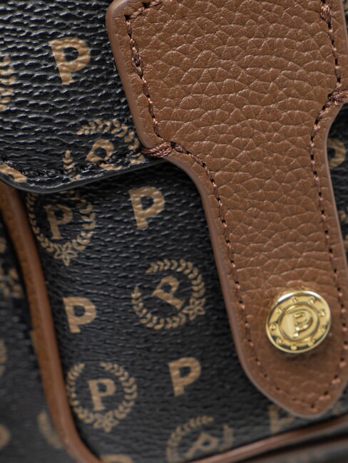 HERITAGE Sac &agrave; main avec poches brun noir - Sacs pour Femme