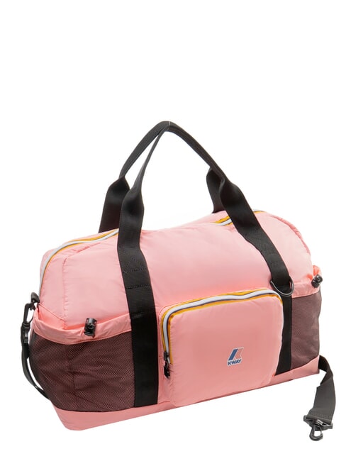 LE VRAI 4.0 MARCEL Sac de sport imperm&eacute;able g&eacute;ranium rose - Sacs de voyage
