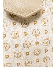 POLLINI HERITAGE Sac bandouli&egrave;re d&ocirc;me avec anses en cha&icirc;ne Ivoire - Sacs pour Femme - 3