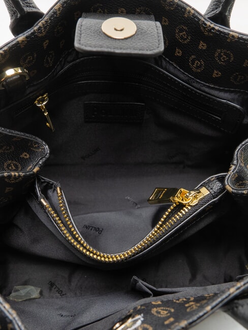 HERITAGE Sac &agrave; main avec bandouli&egrave;re Noir - Sacs pour Femme