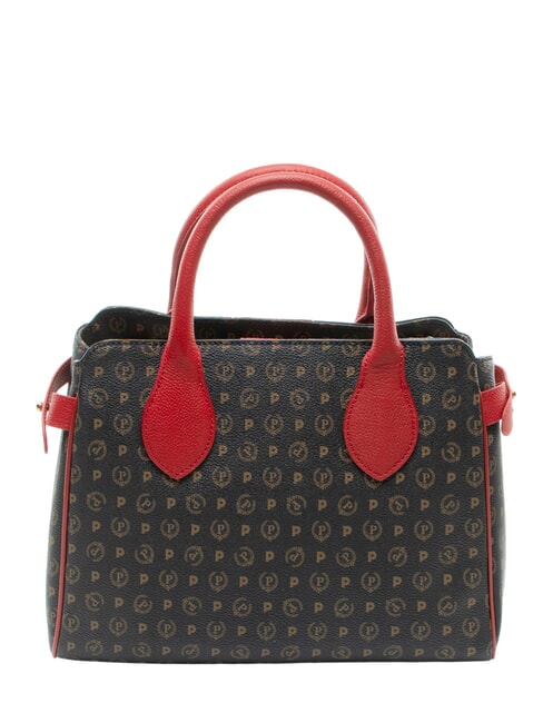 HERITAGE Sac &agrave; main avec bandouli&egrave;re laque noire - Sacs pour Femme