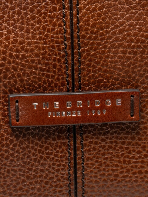 BIAGIO Sac &agrave; dos en cuir, support pour ordinateur portable 13 pouces brun 14/ruth&eacute;nium palladium - Sacs &agrave; dos pour l'&Eacute;cole & les Loisirs