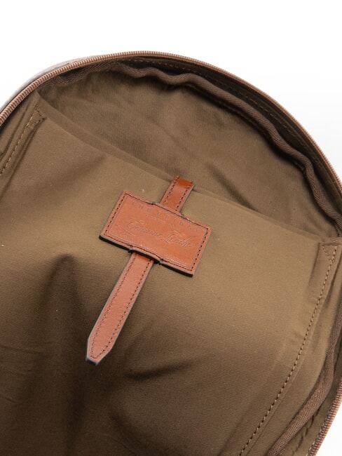 BIAGIO Sac &agrave; dos en cuir, support pour ordinateur portable 13 pouces brun 14/ruth&eacute;nium palladium - Sacs &agrave; dos pour l'&Eacute;cole & les Loisirs