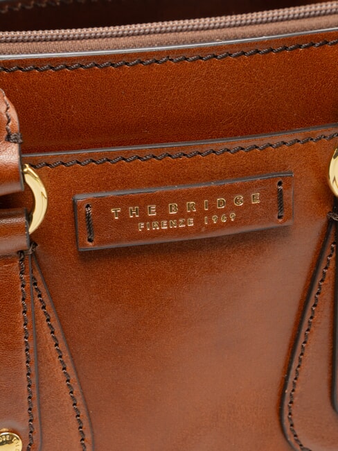 CECILIA Sac &agrave; main avec bandouli&egrave;re MARRON - Sacs pour Femme