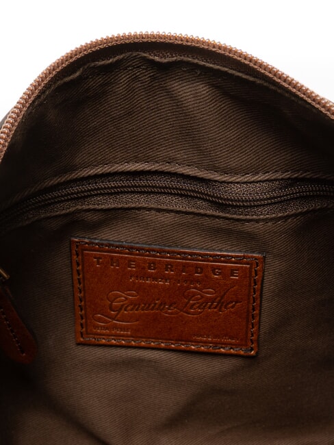 CECILIA Sac bandouli&egrave;re en cuir MARRON - Sacs pour Femme