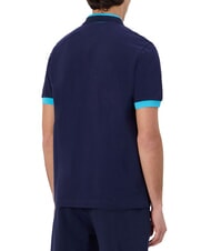 KAPPA LOGO polo &agrave; manches courtes bleu marine - n&eacute;on b - chemise polo - 4