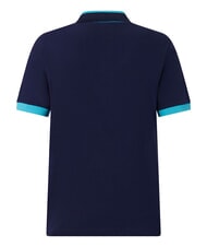 KAPPA LOGO polo &agrave; manches courtes bleu marine - n&eacute;on b - chemise polo - 5