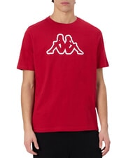 KAPPA LOGO T-shirt &agrave; manches courtes piment rouge - T-shirt - 3