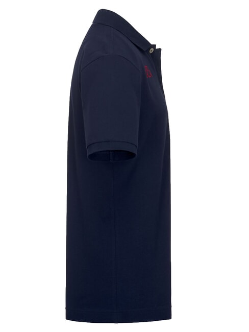 LOGO polo &agrave; manches courtes bleu marine58 - chemise polo