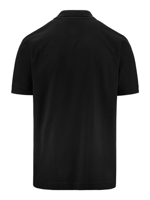 LOGO polo &agrave; manches courtes noir et blanc - chemise polo