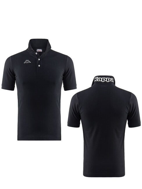 LOGO polo &agrave; manches courtes noir et blanc - chemise polo