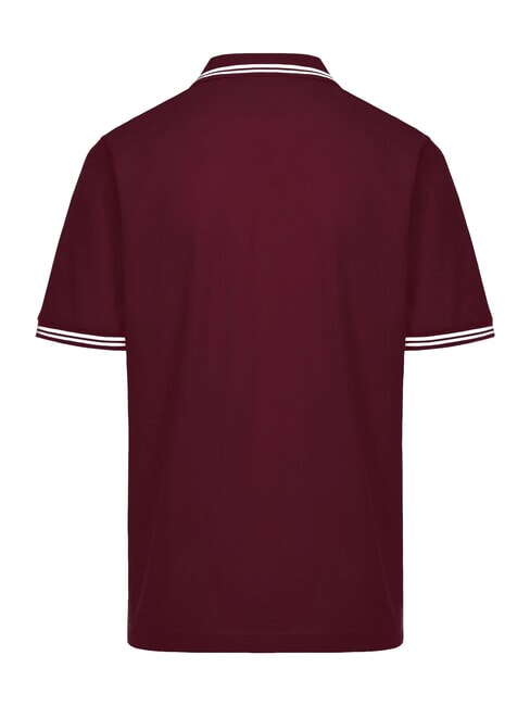 LOGO polo &agrave; manches courtes dahlia rouge - chemise polo