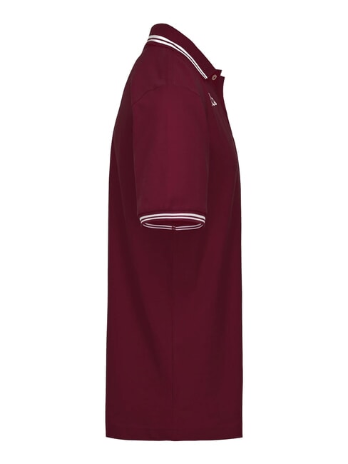 LOGO polo &agrave; manches courtes dahlia rouge - chemise polo