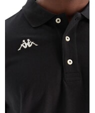 KAPPA LOGO polo &agrave; manches courtes noir - chemise polo - 2