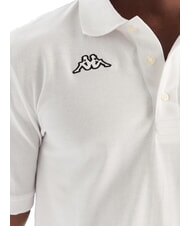 KAPPA LOGO polo &agrave; manches courtes blanc - chemise polo - 2