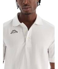 KAPPA LOGO polo &agrave; manches courtes blanc - chemise polo - 3