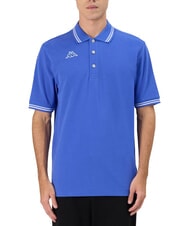 KAPPA LOGO polo &agrave; manches courtes bleu royal - blanc - chemise polo - 3