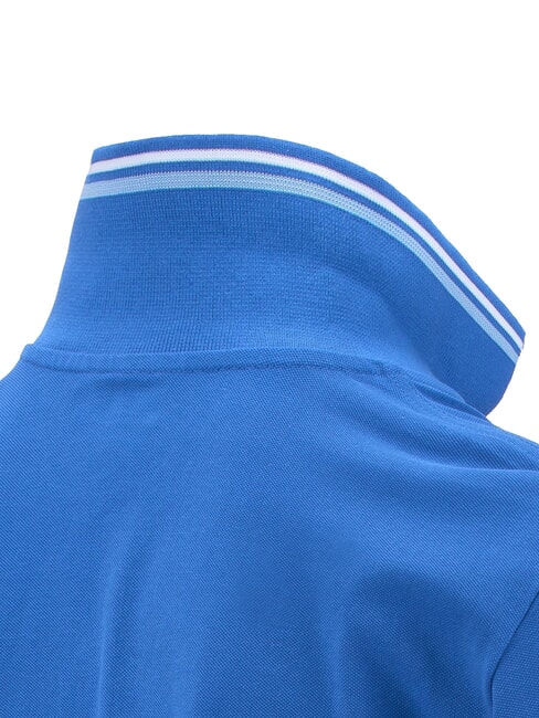 LOGO polo &agrave; manches courtes bleu royal - blanc - chemise polo