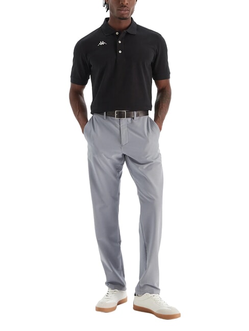 LOGO polo &agrave; manches courtes noir - chemise polo