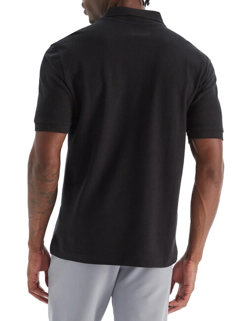 LOGO polo &agrave; manches courtes noir - chemise polo