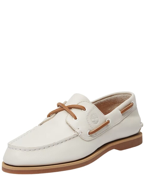 CLASSIC BOAT  Chaussures bateau en cuir beige clair - Chaussures Femme