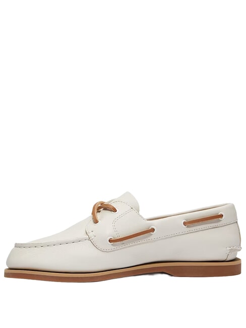 CLASSIC BOAT  Chaussures bateau en cuir beige clair - Chaussures Femme