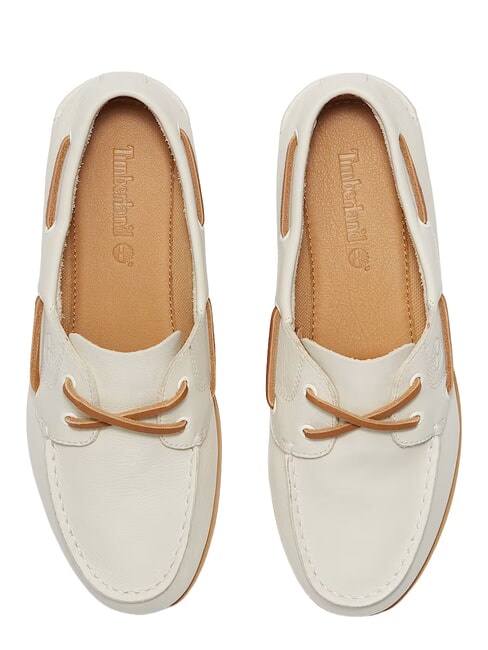 CLASSIC BOAT  Chaussures bateau en cuir beige clair - Chaussures Femme