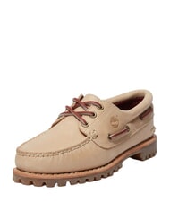 TIMBERLAND AUTHENTIC chaussures en cuir su&eacute;d&eacute; beige moyen - Chaussures Femme - 6
