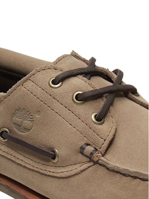 AUTHENTIC  Chaussures bateau en cuir taupe - Chaussures Homme