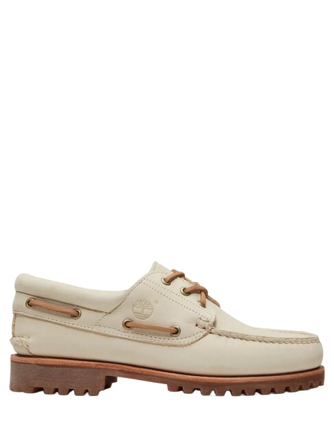 AUTHENTIC  Chaussures bateau en cuir beige clair - Chaussures Homme