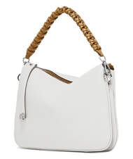 GIANNI CHIARINI MIA Sac en cuir martel&eacute; avec bandouli&egrave;re nature blanche - Sacs pour Femme - 2