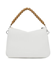 GIANNI CHIARINI MIA Sac en cuir martel&eacute; avec bandouli&egrave;re nature blanche - Sacs pour Femme - 3