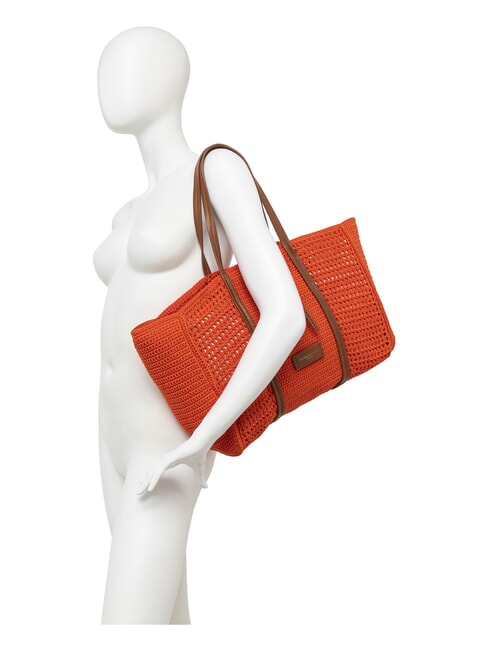 VICTORIA  Sac &agrave; bandouli&egrave;re corail - Sacs pour Femme