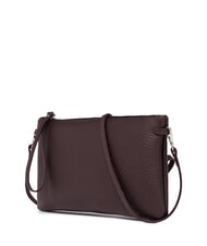 GIANNI CHIARINI HERMY Pochette en cuir avec bandouli&egrave;re castor prune - Sacs pour Femme - 2