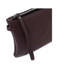 GIANNI CHIARINI HERMY Pochette en cuir avec bandouli&egrave;re castor prune - Sacs pour Femme - 4
