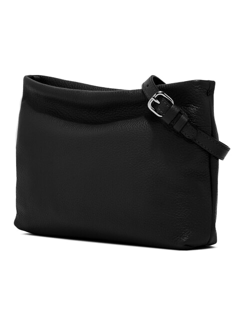 BRENDA Sac en cuir avec bandouli&egrave;re Noir - Sacs pour Femme