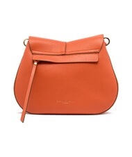 GIANNI CHIARINI HELENA ROUND Sac en cuir avec double bandouli&egrave;re corail - Sacs pour Femme - 4