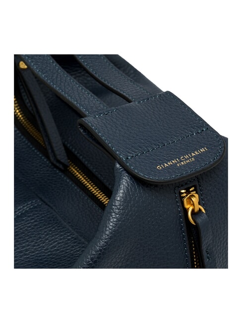 GUIA Sac &agrave; bandouli&egrave;re / Sac &agrave; dos en cuir BLEU - Sacs pour Femme