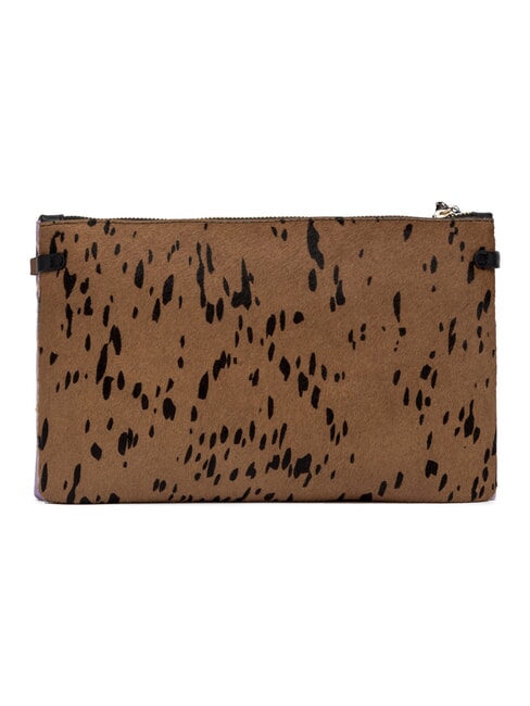 HERMY sac bandouli&egrave;re cognac noir - Sacs pour Femme