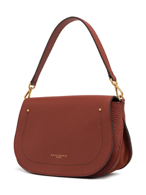 OLGA Sac bandouli&egrave;re, avec bandouli&egrave;re rouge brique - Sacs pour Femme