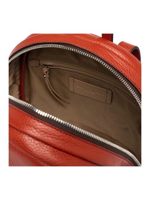 EMANUELA Sac &agrave; dos en cuir rouge brique - Sacs pour Femme