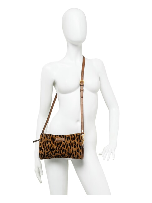KEIRA Sac &agrave; main avec bandouli&egrave;re cuir de lynx - Sacs pour Femme