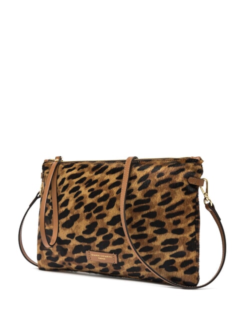 HERMY sac bandouli&egrave;re cuir de lynx - Sacs pour Femme