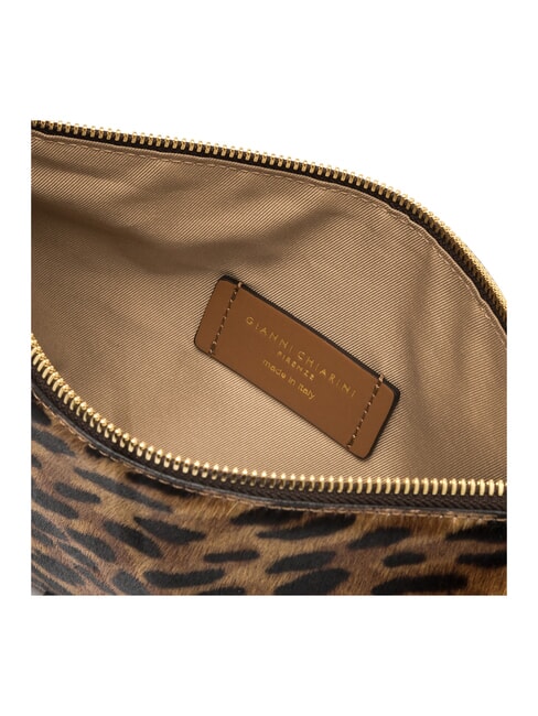 HERMY sac bandouli&egrave;re cuir de lynx - Sacs pour Femme