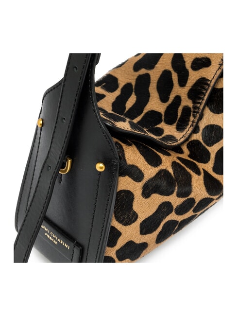 PENELOPE Mini sac bandouli&egrave;re, avec bandouli&egrave;re lion noir - Sacs pour Femme